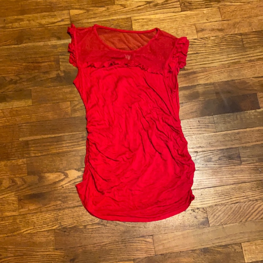 Planet motherhood red top